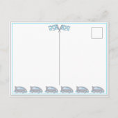 Racing Car Flag Foto Birthday Hartelijk dank Briefkaart (Achterkant)