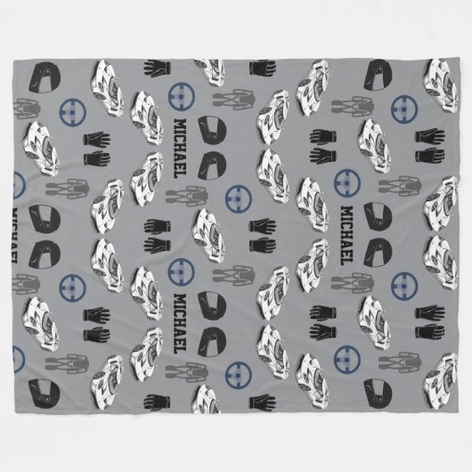 Racing car Fleece Blanket (Voorkant (Horizontaal))