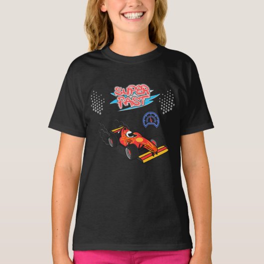 Racing Car ontwerp T-shirt (Voorkant)