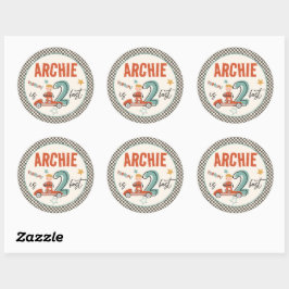 🏎️🏁 Racing Car Party Stickers – High-Speed Fun