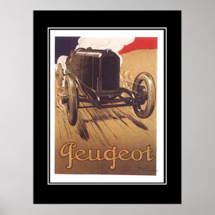 Racing Car Vintage Poster uit 1920