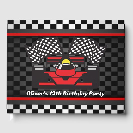 Racing Cars Design gastenboek (Voorkant)