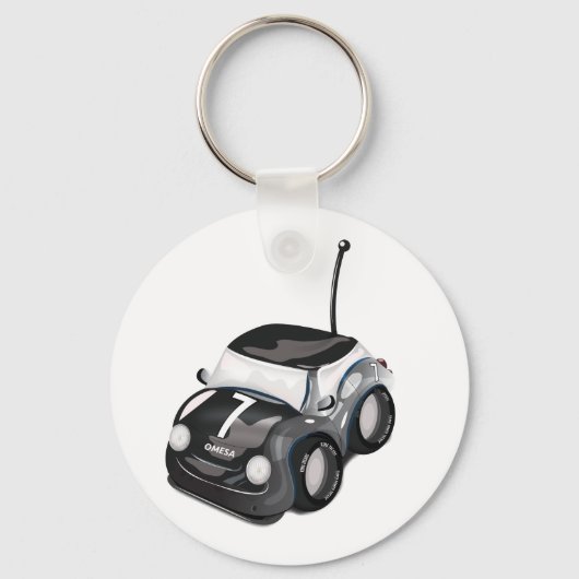 Racing Cars Wegrace Sleutelhanger (Voorkant)