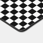 Racing Checkered Winners Flag Black en White Bureaumat (Hoek)
