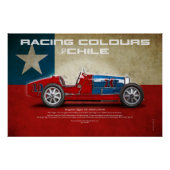Racing Colours of Chile Perfect Poster (Voorkant)