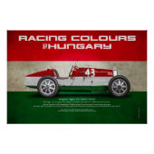 Racing Colours of Hungary Perfect Poster (Voorkant)