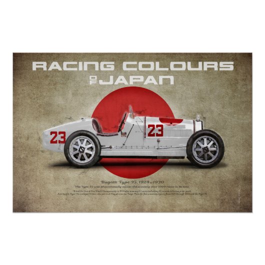 Racing Colours of Japan Perfect Poster (Voorkant)