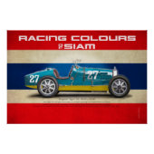 Racing Colours of Siam Perfect Poster (Voorkant)