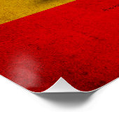 Racing Colours of Spain Perfect Poster (Hoek)