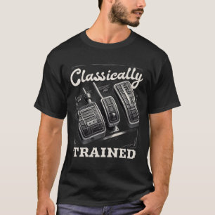 Racing Drie Pedalen Klassiek Getrainde Handgeschak T-shirt