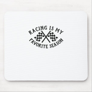 Racing Eye, mijn favoriete seizoen Art Sticker Muismat