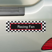 Racing Fan Bumpersticker (Op auto)