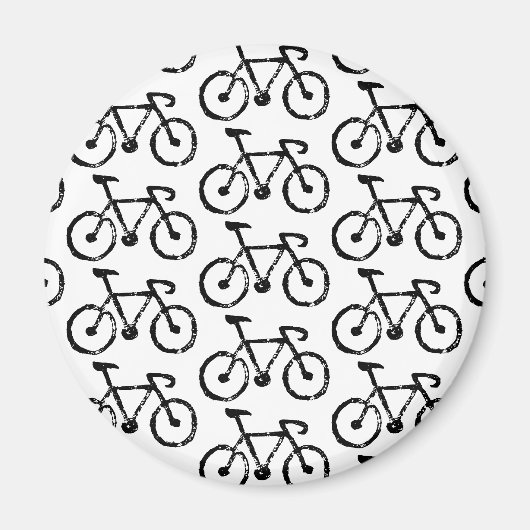 Racing fiets print magneet (Voorkant)