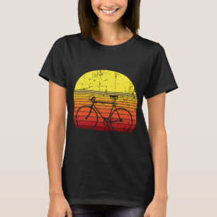Racing Fietser Zonsondergang Fietsen T-shirt