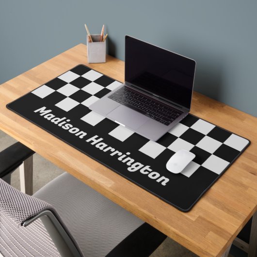 Racing Flag Aangepaste naam Bureaumat (Kantoor 2)