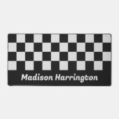 Racing Flag Aangepaste naam Bureaumat (Voorkant)