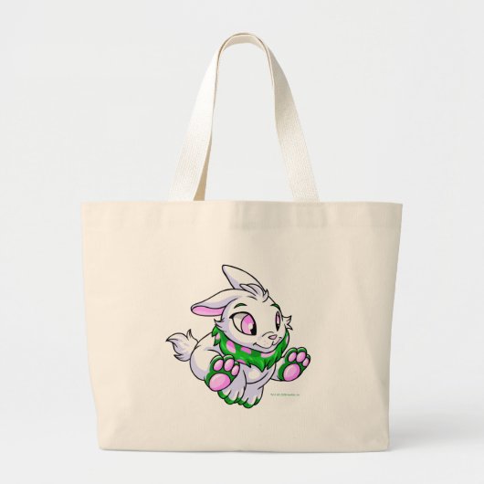 Racing green Cybunny Grote Tote Bag (Voorkant)