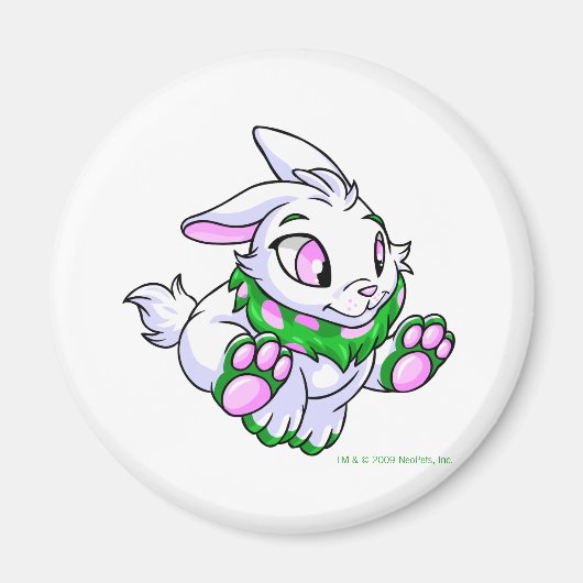 Racing green Cybunny Magneet (Voorkant)