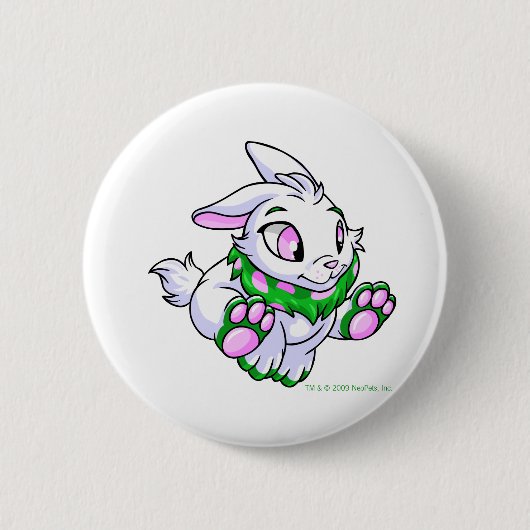 Racing green Cybunny Ronde Button 5,7 Cm (Voorkant)