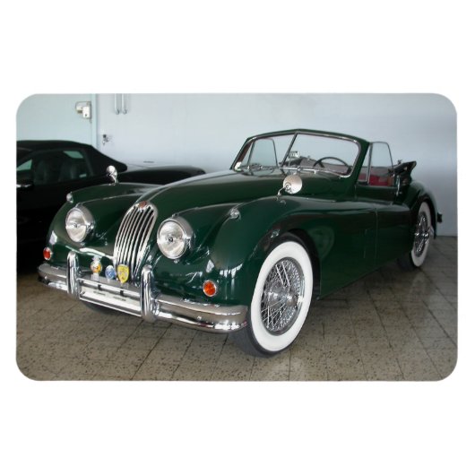 Racing Green Jaguar XK 120 Magneet (Horizontaal)
