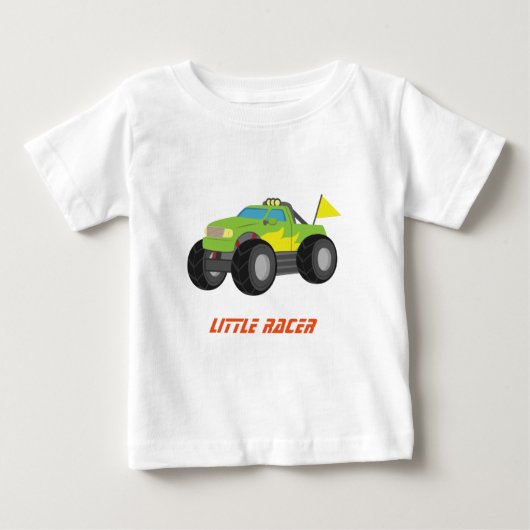 Racing Green Monster Truck voor Baby Boys (Voorkant)
