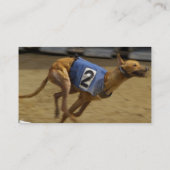 Racing Greyhound Dog Visitekaartje (Achterkant)