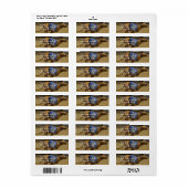 Racing Greyhound Hond Mailing Label (Full Sheet)
