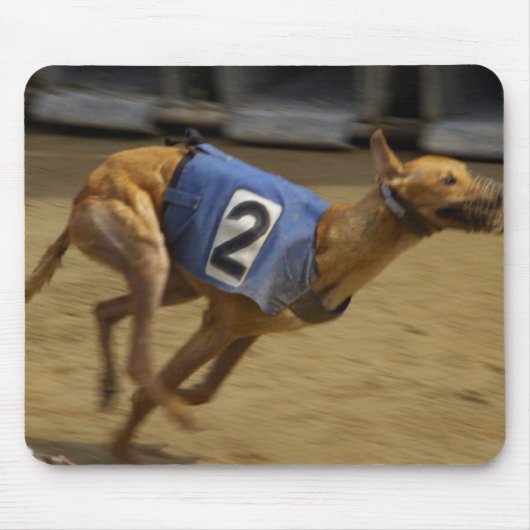 Racing Greyhound Muismat (Voorkant)