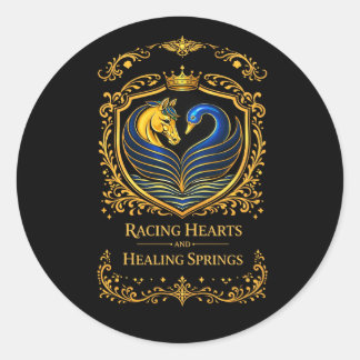 Racing Hearts and Healing Springs Lighter Ronde Sticker