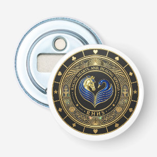 Racing Hearts en Healing Springs Button Flesopener