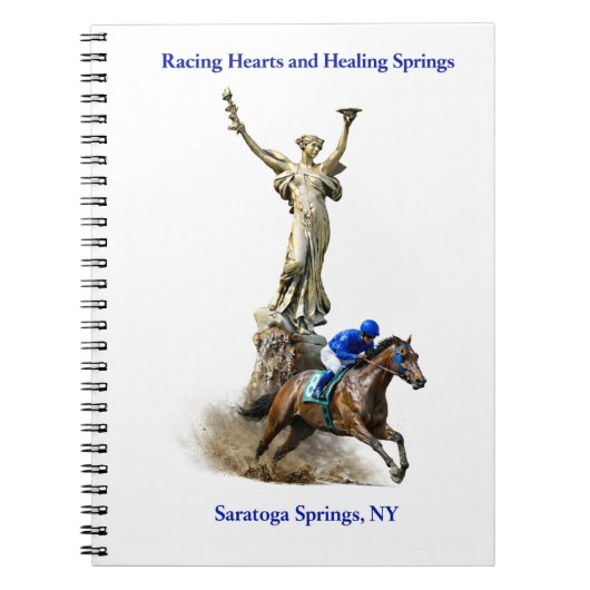 Racing Hearts en Healing Springs Notitieboek (Voorkant)