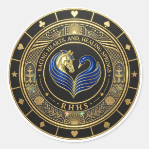 Racing Hearts en Healing Springs - Sticker