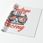 Racing Helmet Cadeaupapier (Uitgerold)