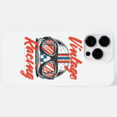 Racing Helmet Case-Mate iPhone Case (Achterkant (horizontaal))