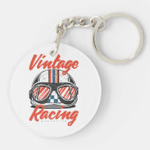 Racing Helmet Sleutelhanger (Achterkant)