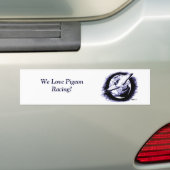 Racing Homer: Een wereldsport Bumpersticker (Op auto)