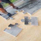 Racing in de regen legpuzzel (Zijkant)