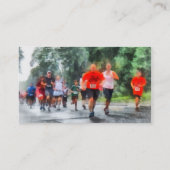 Racing in de regen visitekaartje (Achterkant)