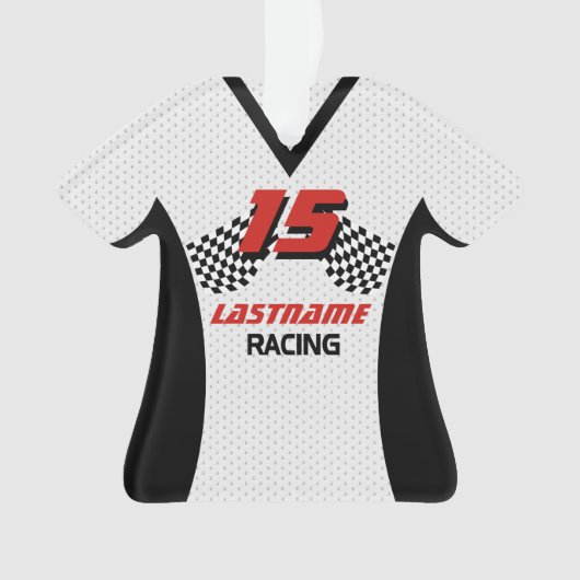 Racing Jersey Photo Keepomwille Ornament (voorkant)