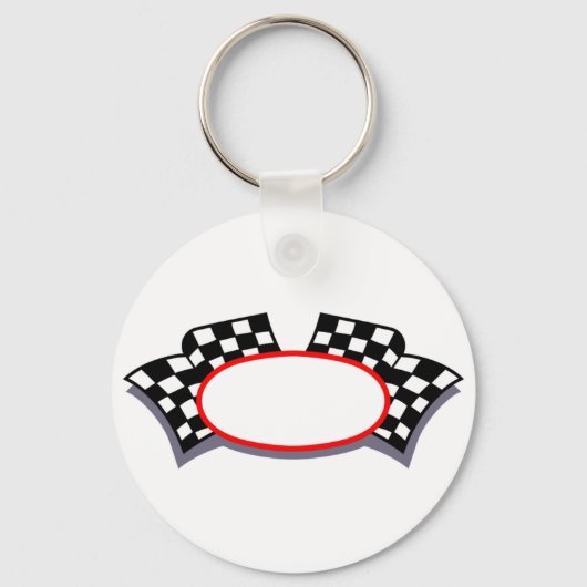 Racing Logo Sleutelhanger (Voorkant)