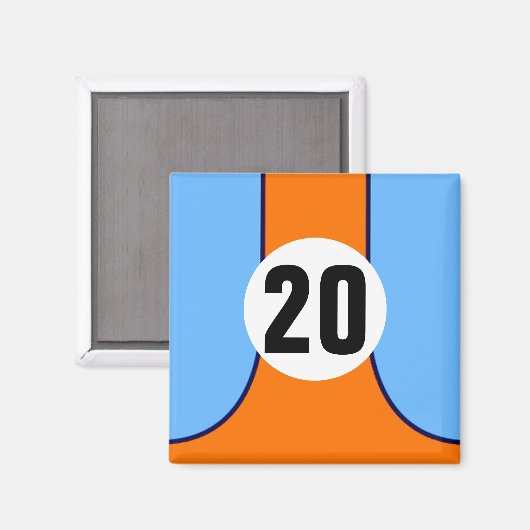 RACING Magnet 1970 (Voorkant / Achterkant)