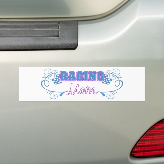 Racing Mam Bumpersticker (Op auto)