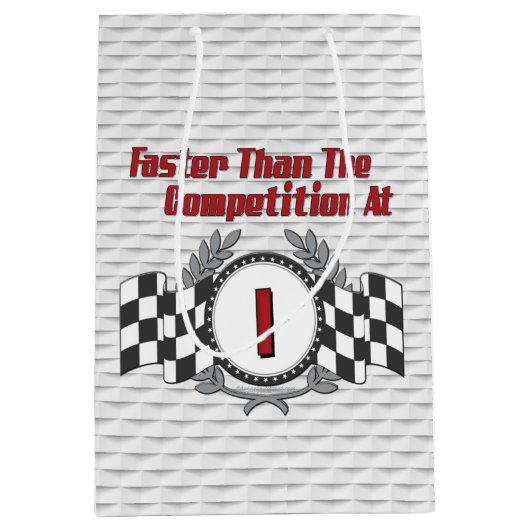 Racing met de eerste dag medium cadeauzakje (Voorkant)