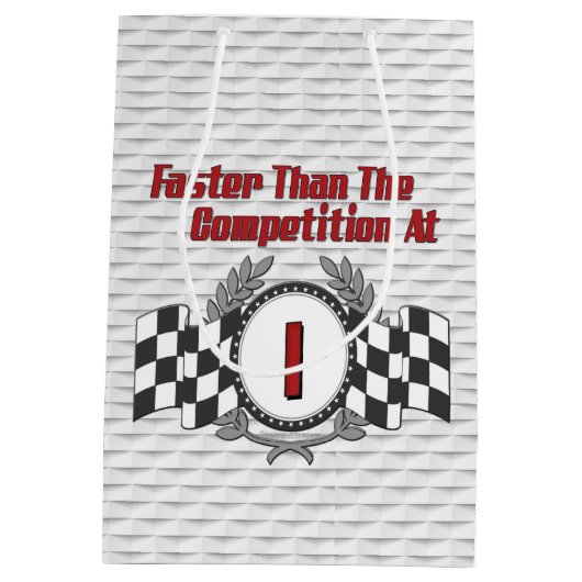 Racing met de eerste dag medium cadeauzakje (Achterkant)