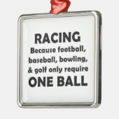 Racing Metalen Ornament (Links)