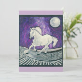 Racing Midnight Uitnodigingen (Staand voorkant)