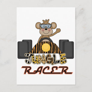 Racing Monkey Tshirts en Gifts Briefkaart