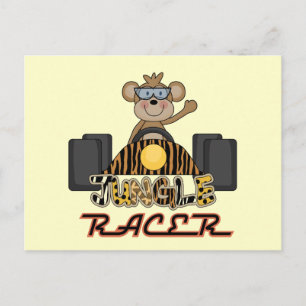 Racing Monkey Tshirts en Gifts Briefkaart