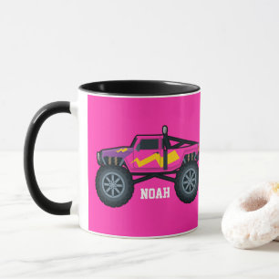 Racing Monster Truck, voor jongens en meisjes Coff Mok