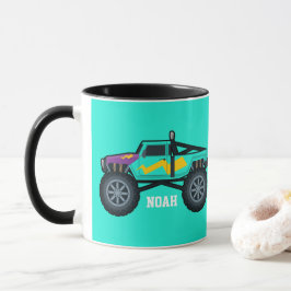 Racing Monster Truck, voor jongens en meisjes Coff Mok